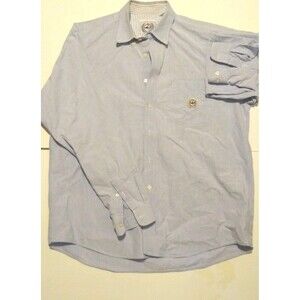 Mens Cinch Rodeo Long Sleeve Button Front Shirt  Embroidered Crest (L)